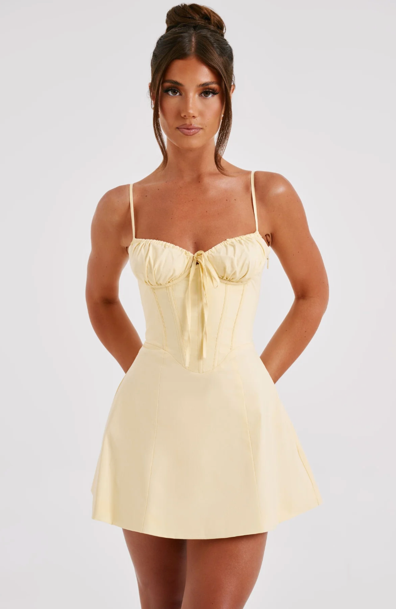 Vestido Curto Lacey Mini Lemon