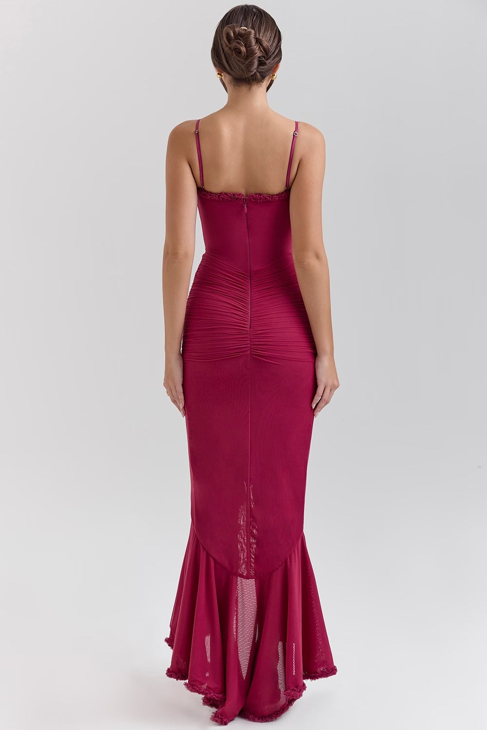 Vestido Midi Gabrielle Red Wine