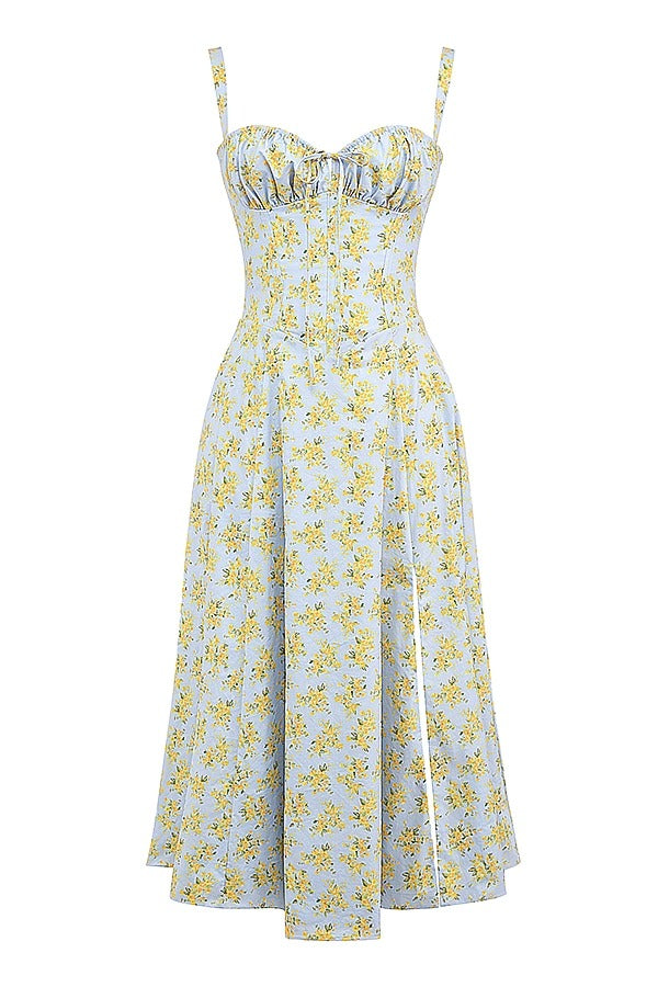 Carmen Vintage Blue Floral